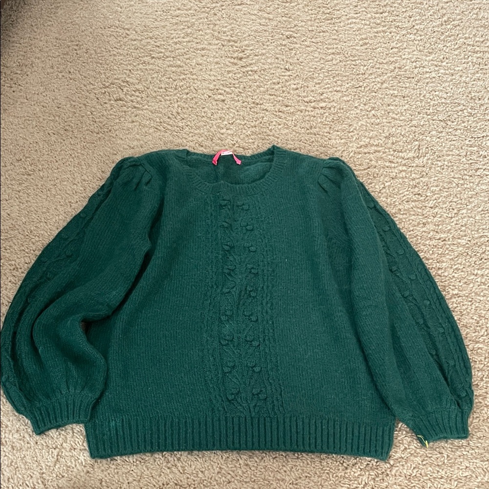 Lilly Pulitzer Dark Green Crew Neck Sweater